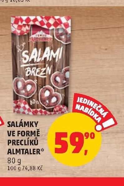 SALÁMKY VE FORMĚ PRECLÍKŮ ALMTALER
