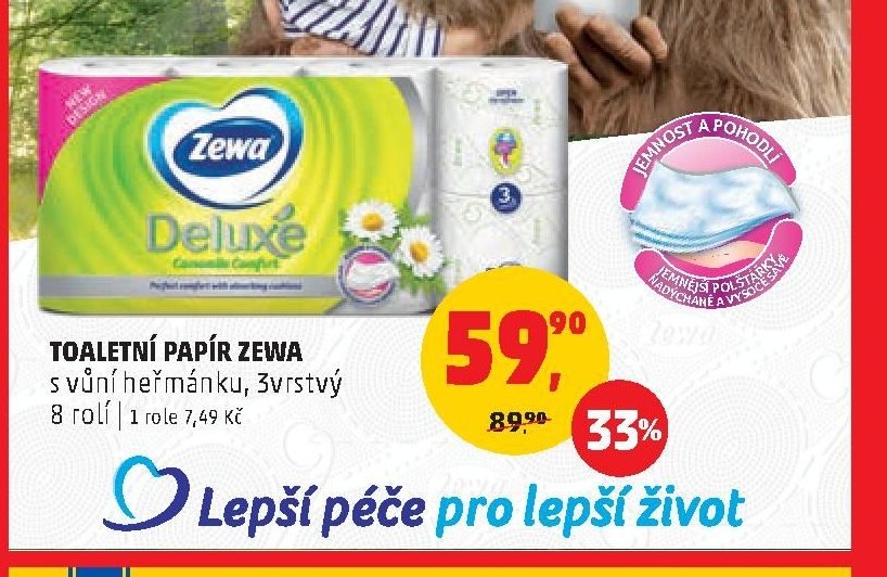 TOALETNÍ PAPÍR ZEWA