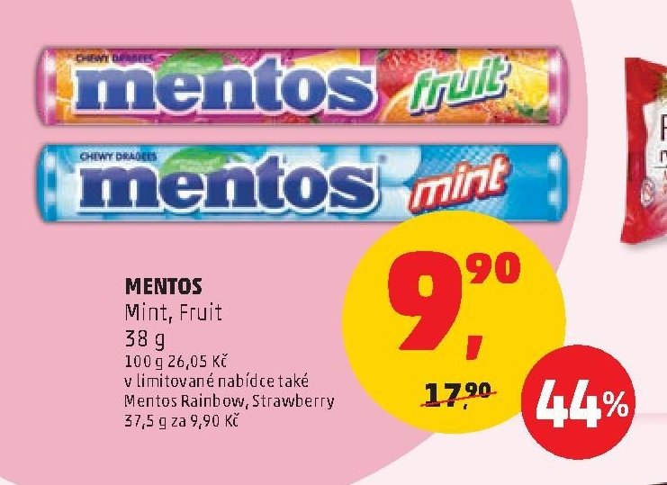 Mentos Mint, Fruit