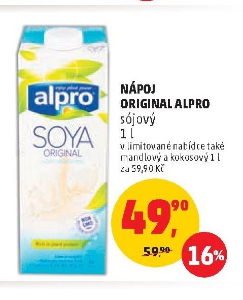 Nápoj Original Alpro sójový
