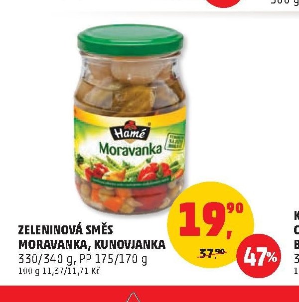 Zeleninová směs Moravanka, Kunovjanka
