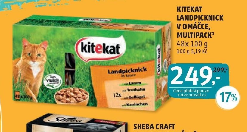 KITEKAT LANDPICKNICK V OMÁČCE, MULTIPACK