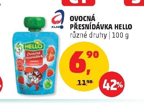 Ovocná přesnídávka Hello