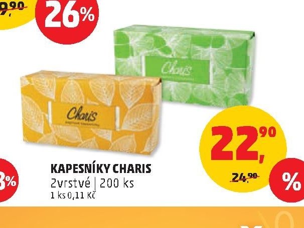 Kapesníky Charis