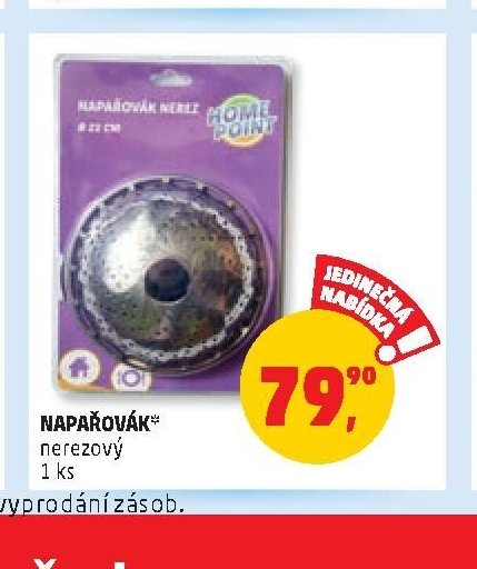 Napařovák nerez