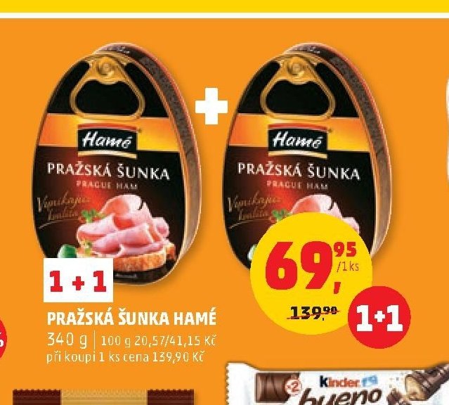 PRAŽSKÁ ŠUNKA HAMÉ 340 g