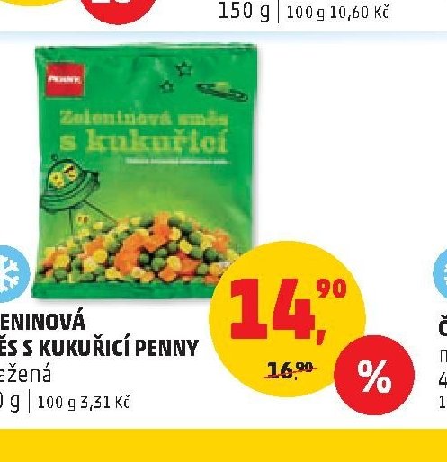 ZELENINOVÁ SMĚS S KUKUŘICÍ PENNY