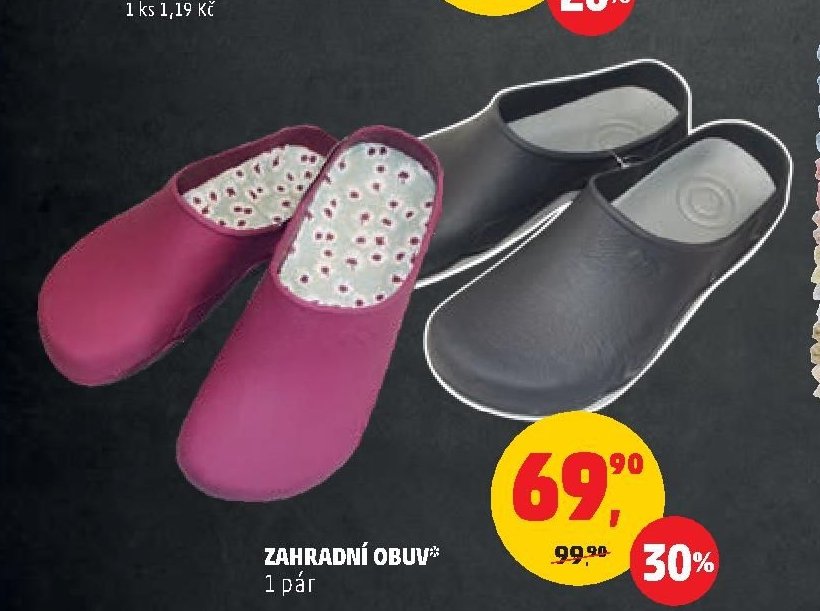ZAHRADNÍ OBUV