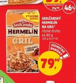 Sedlčanský Hermelín na gril