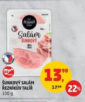 ŠUNKOVÝ SALÁM ŘEZNÍKŮV TALÍŘ