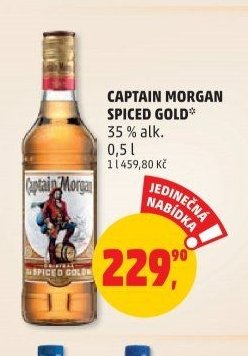 CAPTAIN MORGAN SPICED GOLD 0,5 l