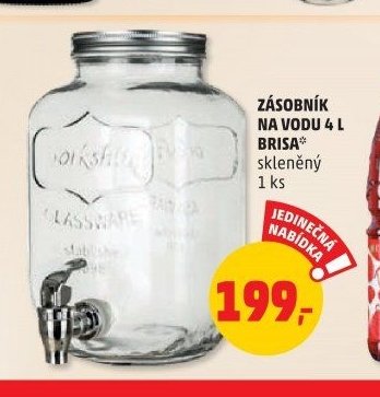 ZÁSOBNÍK NA VODU 4 L BRISA