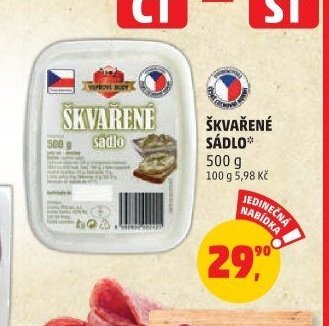 Škvarené sádlo 500 g