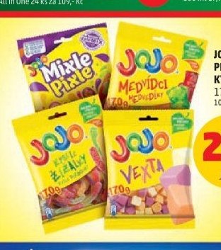 JOJO VEXTA, MIXLE PIXLE, MEDVÍDCI, KYSELÉ ŽÍŽALKY