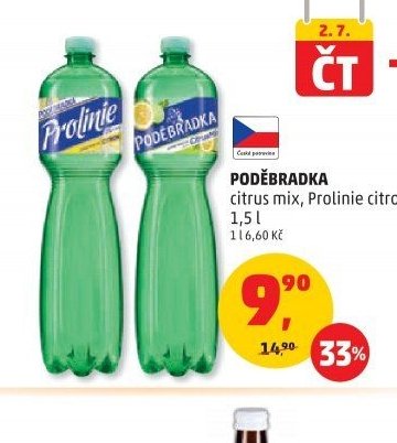 Poděbradka, Prolinie citron