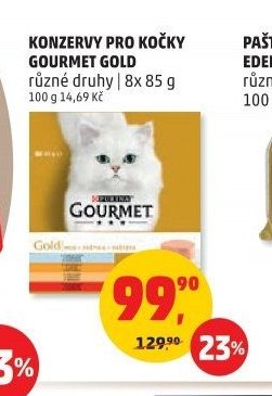 Konzervy pro kočky Gourmet Gold