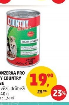 Konzerva pro psy Country Line