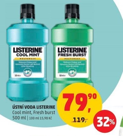 ÚSTNÍ VODA LISTERINE