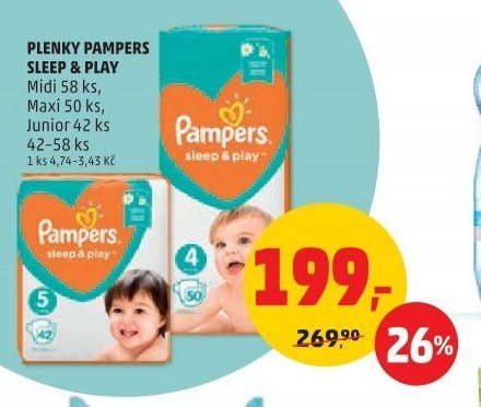 PLENKY PAMPERS SLEEP & PLAY