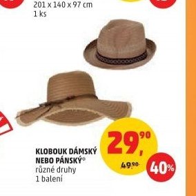 KLOBOUK DÁMSKÝ NEBO PÁNSKÝ