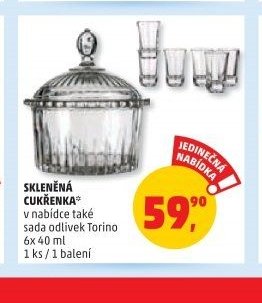 SKLENĚNÁ CUKŘENKA