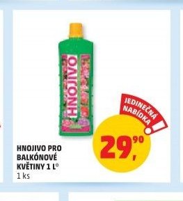 HNOJIVO PRO BALKÓNOVÉ KVĚTINY 1 L