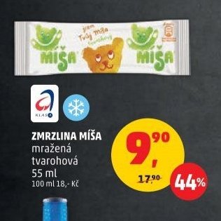 ZMRZLINA MÍŠA mražená tvarohová 55 ml