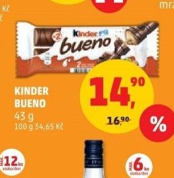 KINDER BUENO 43 g