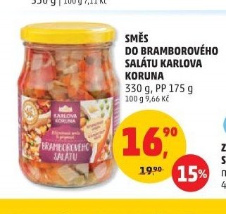 SMĚS DO BRAMBOROVÉHO SALÁTU KARLOVA KORUNA