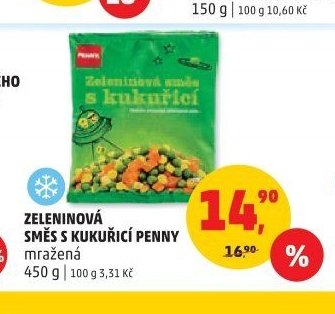 ZELENINOVÁ SMĚS S KUKUŘICÍ PENNY