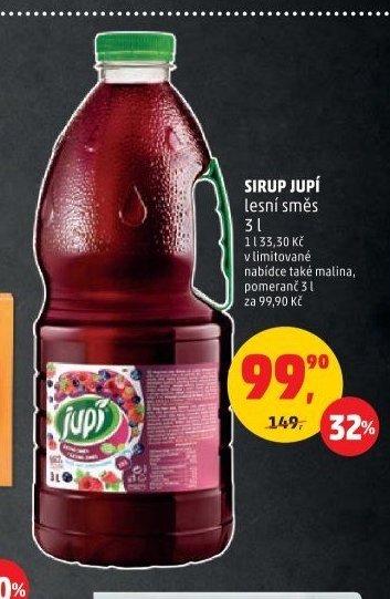 SIRUP JUPÍ lesní směs 3 l