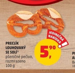 Preclík louhovaný se solí