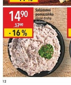 Salámová pomazánka různé druhy
