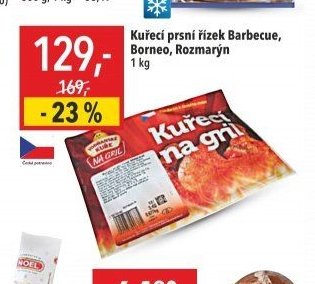 Kuřecí prsní řízek Barbecue, Borneo, Rozmarýn
