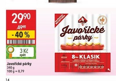 Javorické párky
