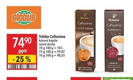 Tchibo Cafissimo kávové kapsle