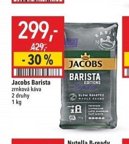 Jacobs Barista zrnková káva