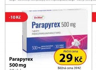 Parapyrex 500 mg, 30 tbl.