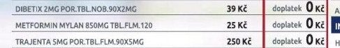 METFORMIN MYLAN 850MG TBL.FLM.120