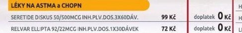 SERETIDE DISKUS 50/500MCG INH.PLV.DOS.3X60DÁV.
