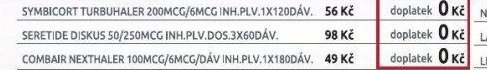 SERETIDE DISKUS 50/250MCG INH.PLV.DOS.3X60DÁV.
