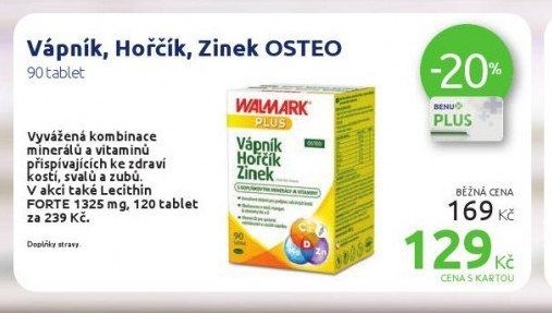 Vápník, Hořčík, Zinek OSTEO