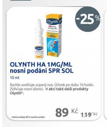 OLYNTH HA 1MG/ML nosní podání SPR SOL