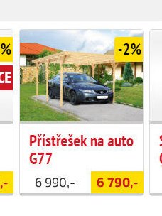 Přístřešek na auto G77 - UNI HOBBY akcniletaky.com
