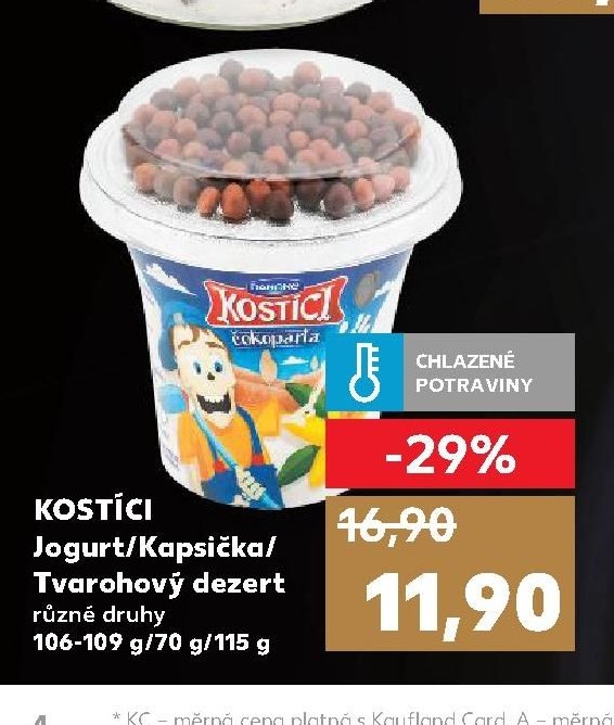 Kostíci Jogurt/Kapsička/Tvarohový dezert