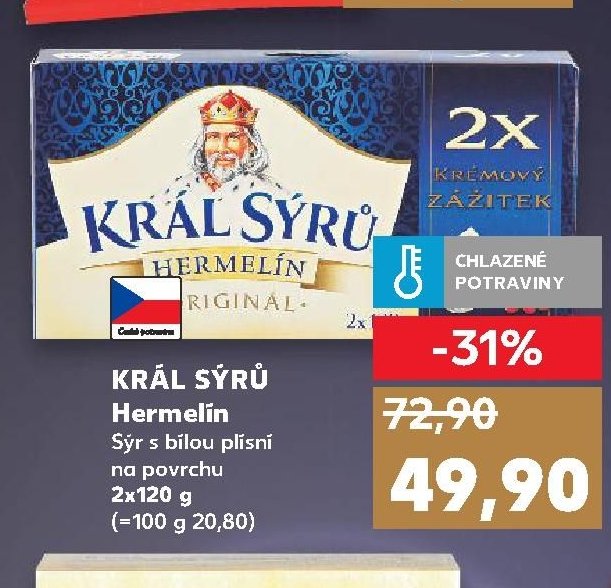 KRÁL SÝRŮ Hermelín