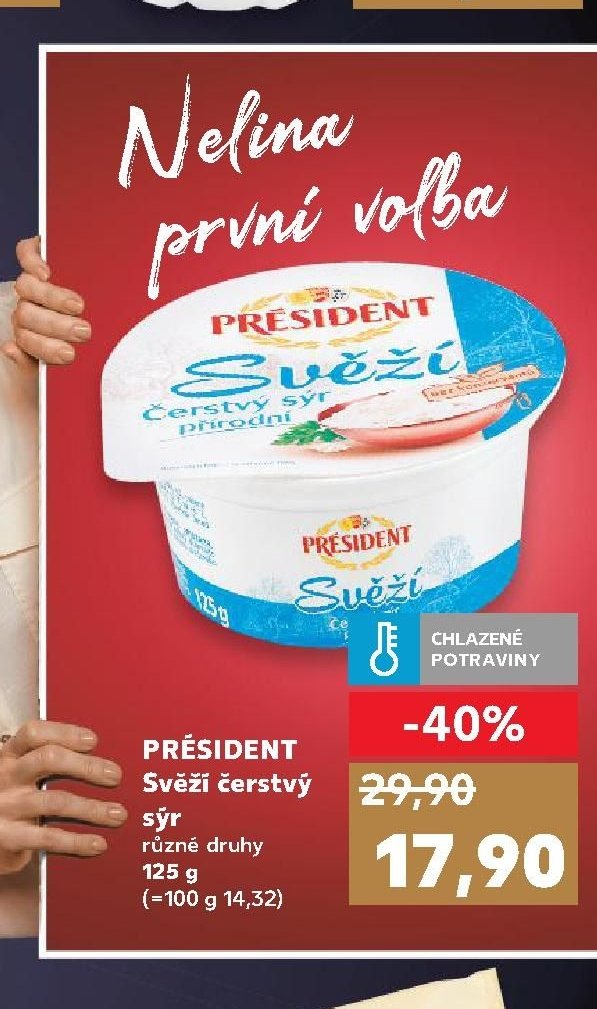 PRÉSIDENT Svěží čerstvý sýr
