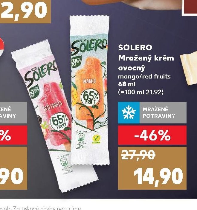 SOLERO Mražený krém