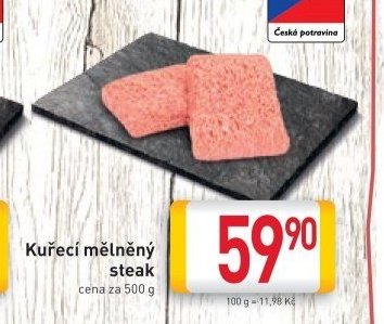 Kuřecí mělněný steak