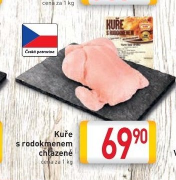 Kuře s rodokmenem chlazené